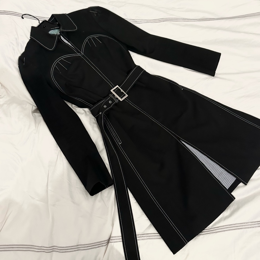 TOCCA 100% Cotton Belted Trench Coat EUC